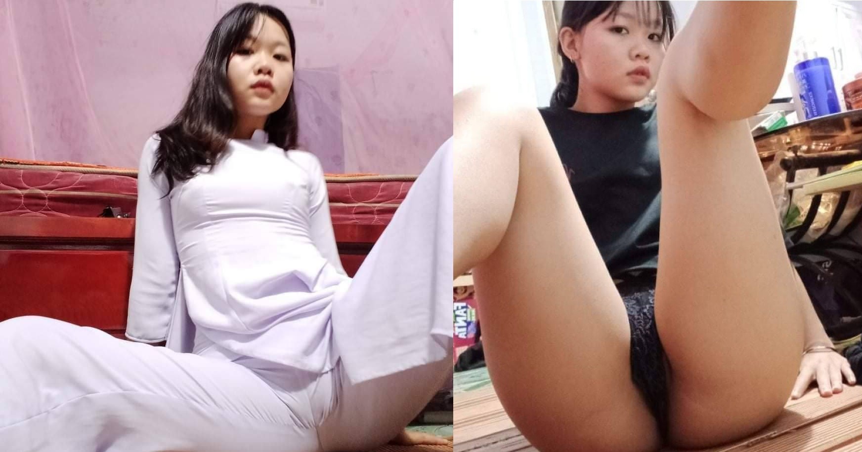 Ân ái nữ sinh lồn múp làm tình khoái lạc
