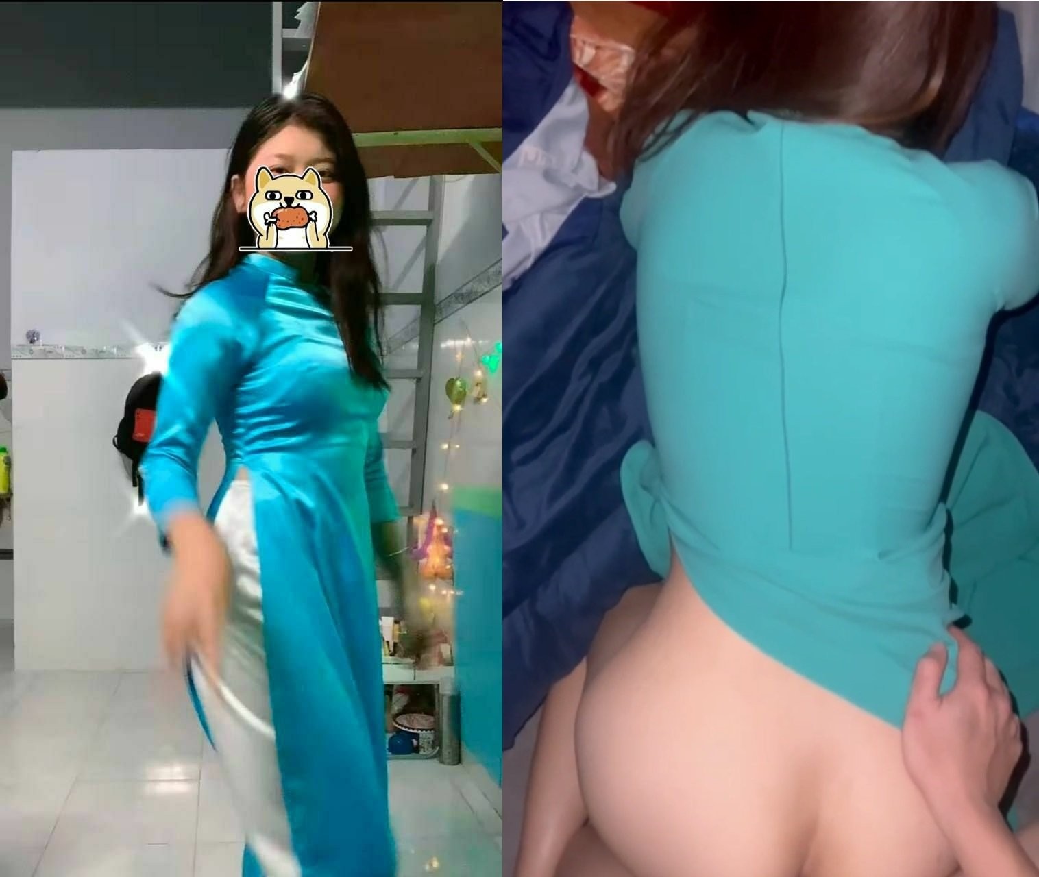 Đánh cô em áo dài duyên dáng ngọt ngào