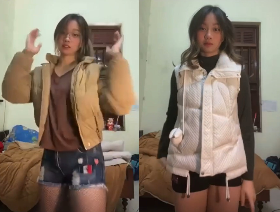 Sinh viên nhún dẻo trên hàng to sướng tê